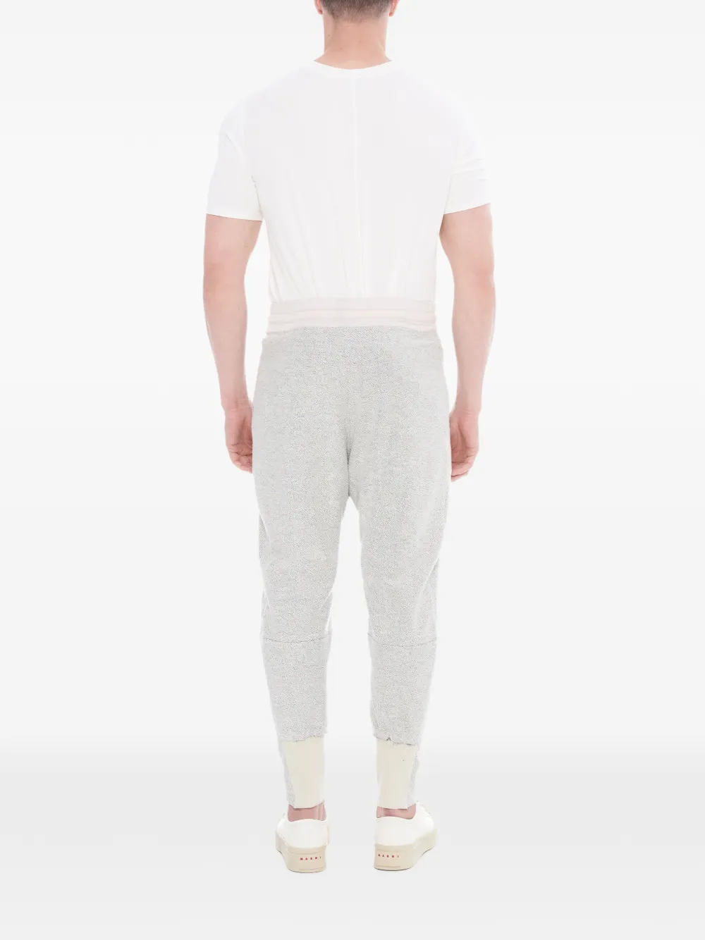 Tessitura Jersey broek met verlaagd kruis Grijs
