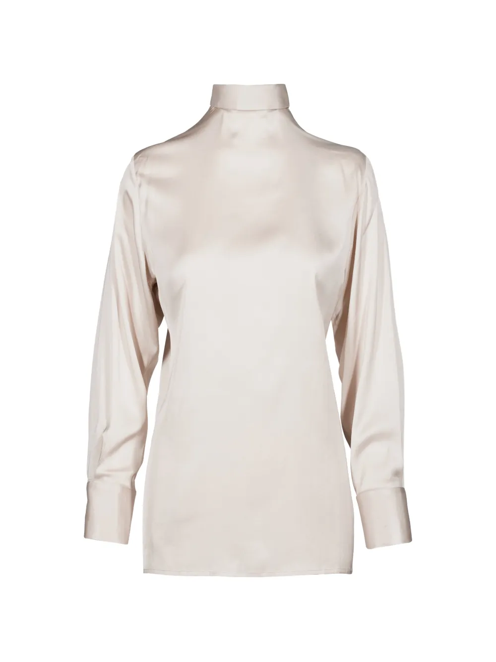Tessitura Body Couture open-back long-sleeve shirt
