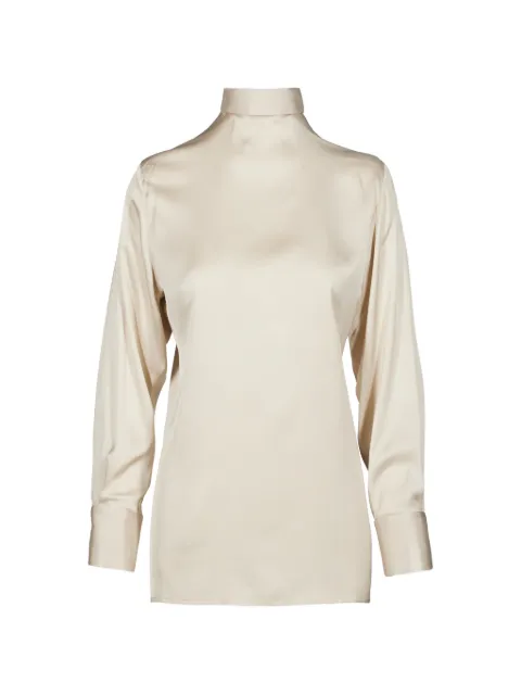Tessitura Camicia a maniche lunghe con schiena scoperta