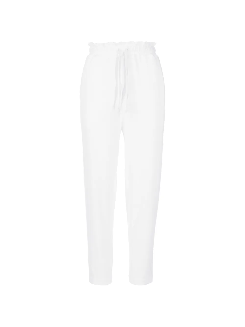 Tessitura Body Couture Pantaloni sportivi con cavallo basso - Bianco