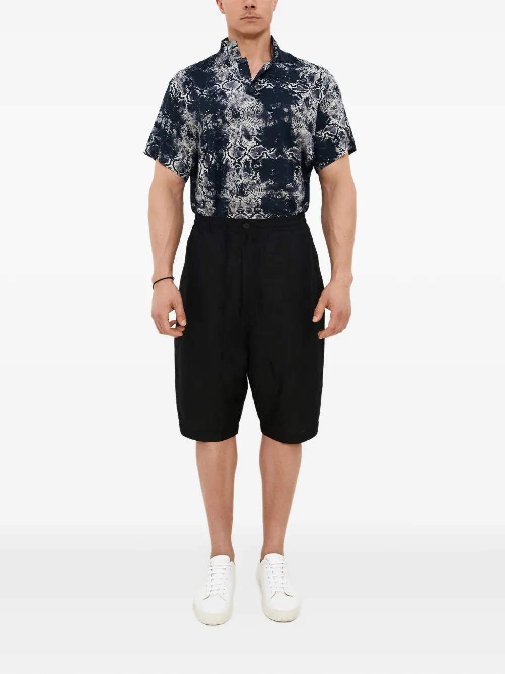 Tessitura Ruimvallende shorts Zwart