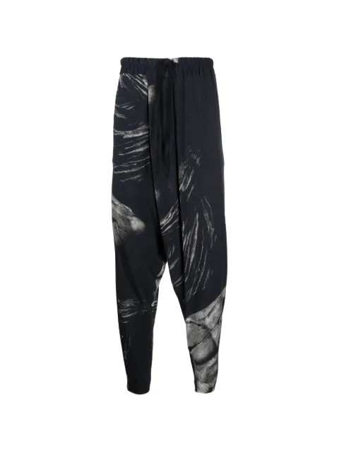 Tessitura pantalones drop crotch estampados