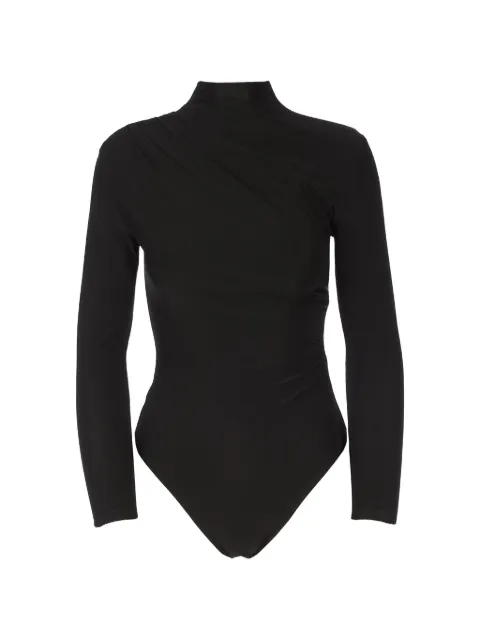 Tessitura high-neck bodysuit