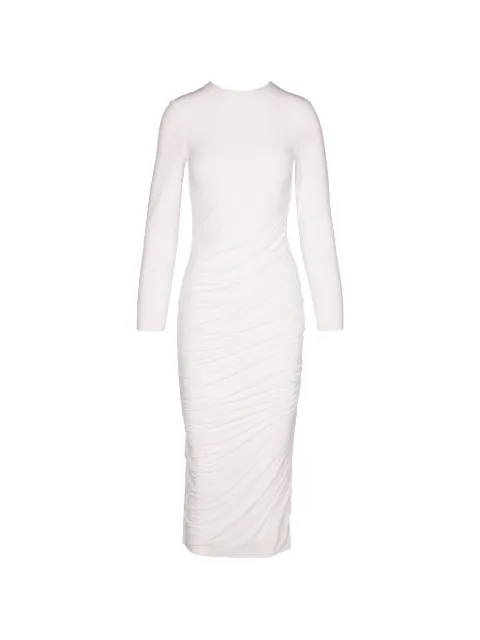 Tessitura Langärmeliges Maxikleid mit Knitteroptik