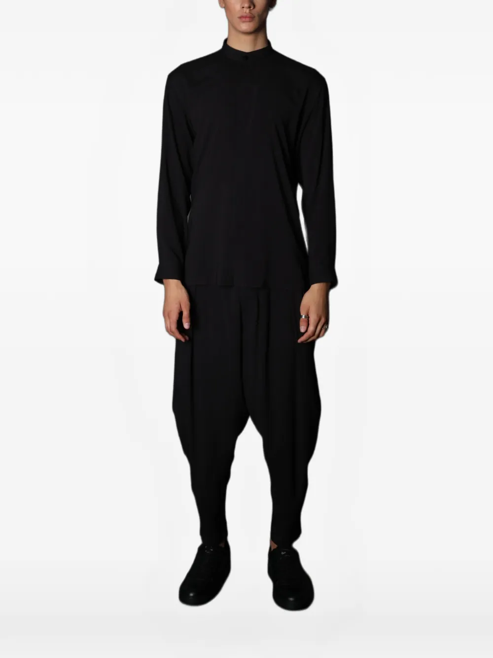 Tessitura Ancient Masks long-sleeve shirt