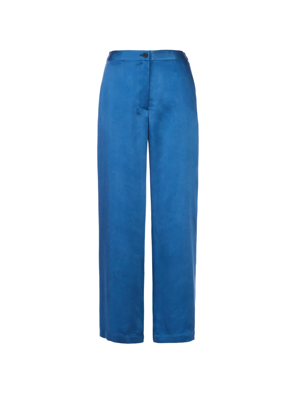 Tessitura straight-leg cupro trousers