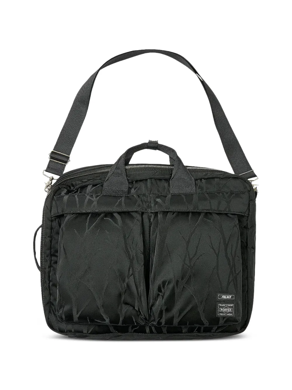 Palace X Yoshida & Co. Porter Tree-pattern Briefcase In White