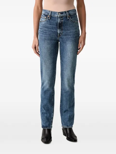 Levi's Ribcage faded straight-leg jeans