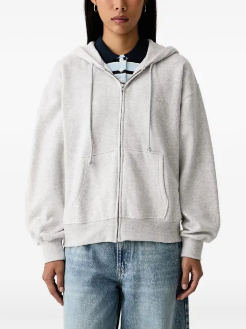 Levi's logo-patch zip-up hoodie