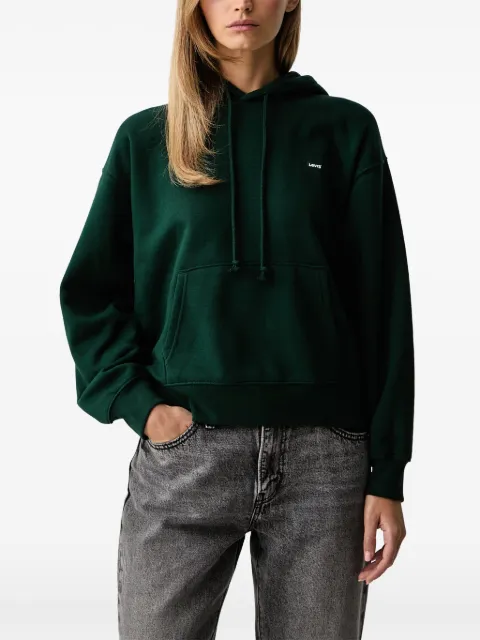 Levi's logo-patch drawstring hoodie