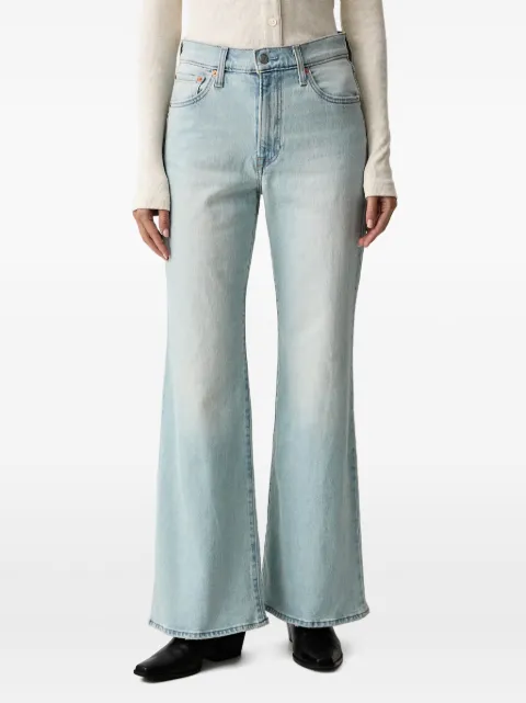 Levi's faded-effect flared jeans