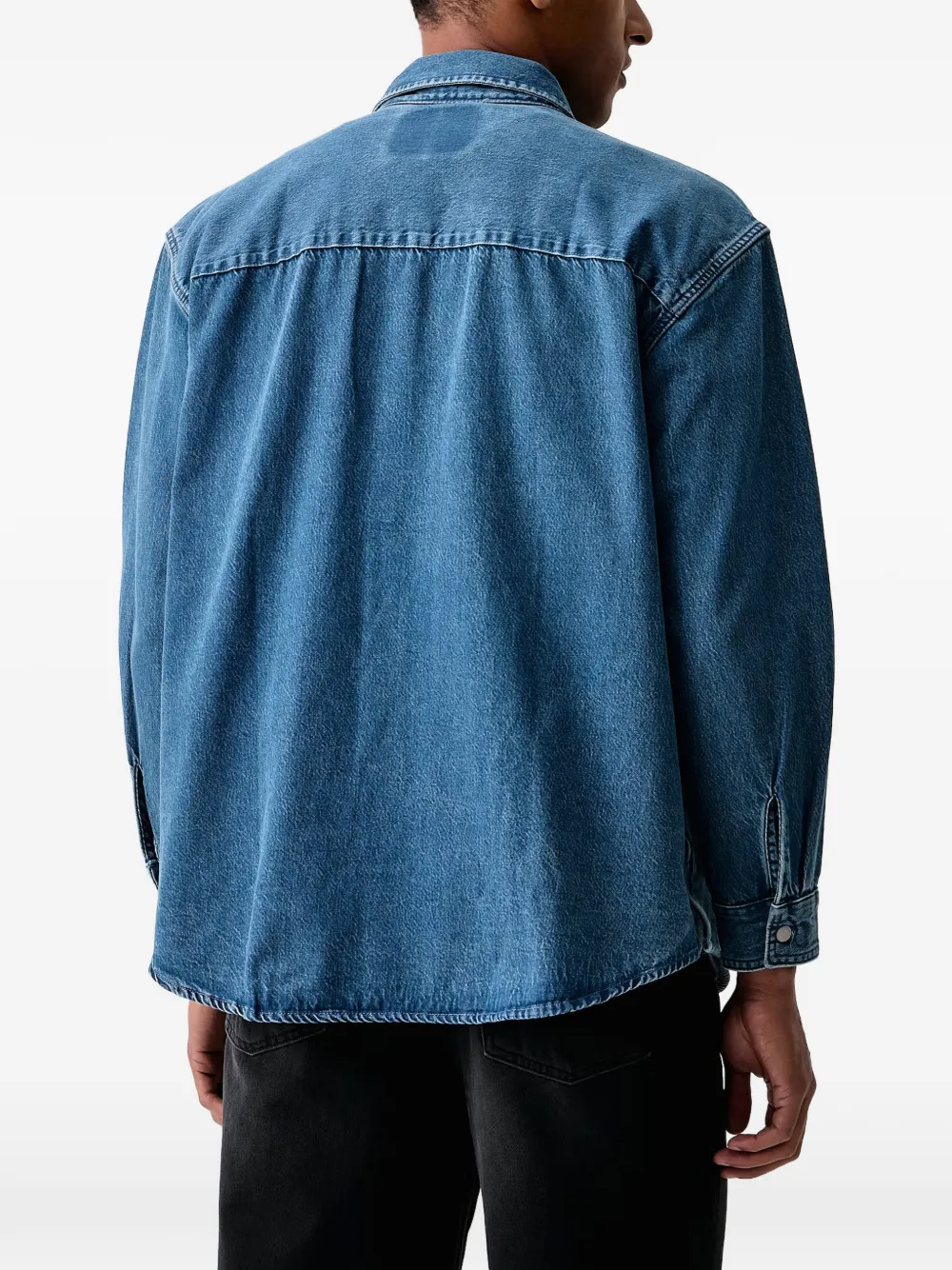 Levi's Barstow denim shirt Blauw