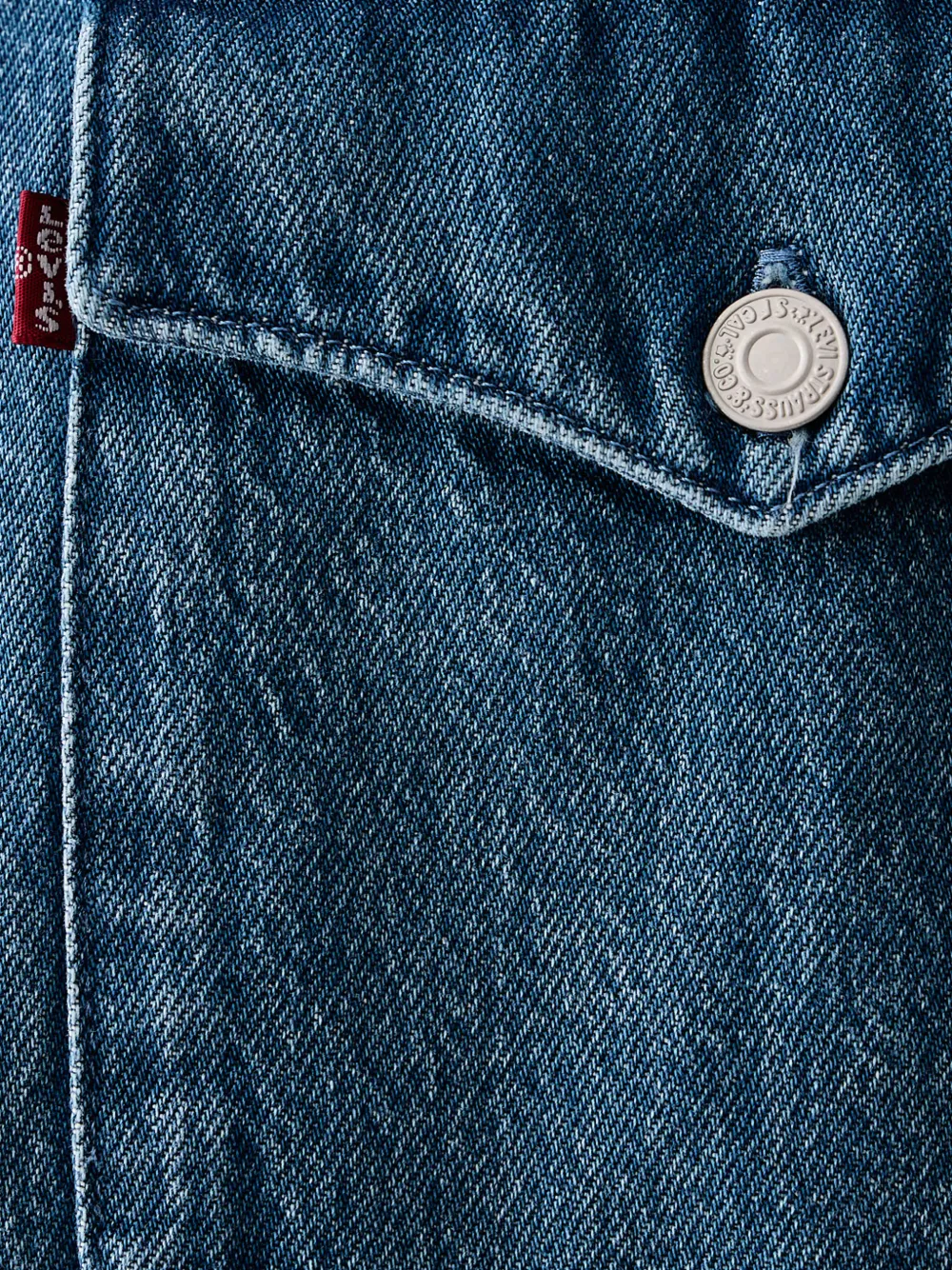 Levi's Barstow denim shirt Blauw