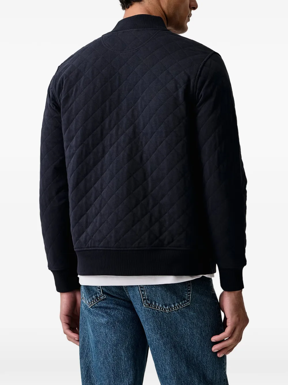 Gant Gewatteerd bomberjack Blauw