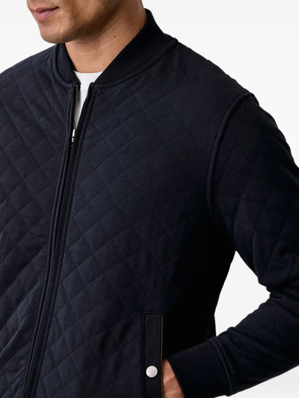 Gant Gewatteerd bomberjack Blauw