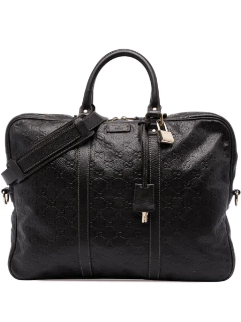 Gucci Pre-Owned 2016-2026 Guccissima business bag