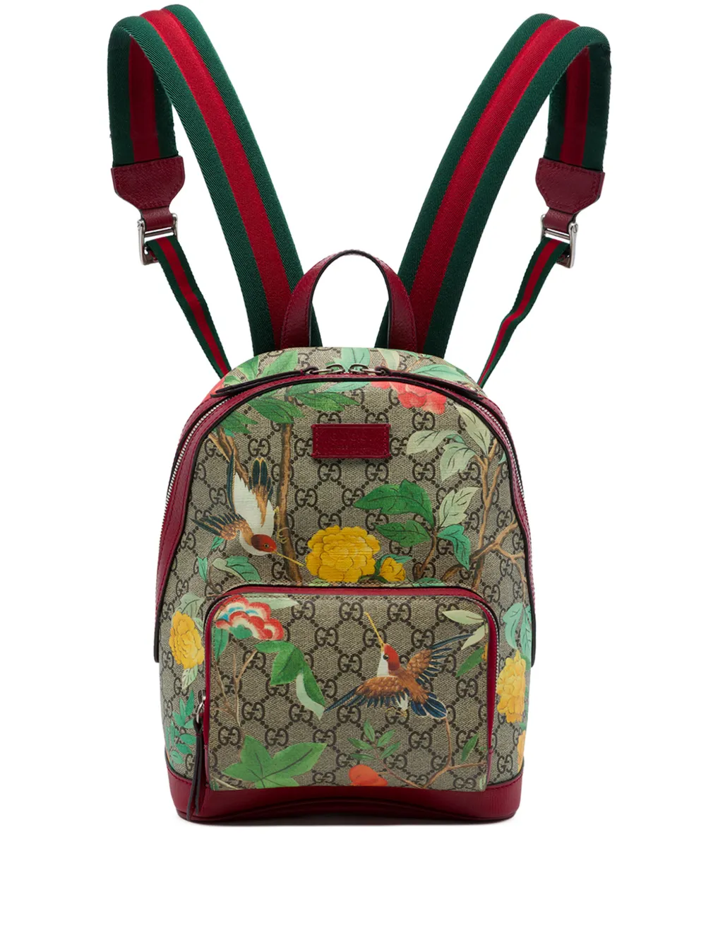 Gucci Pre-Owned petit sac à dos Tian GG Supreme à détail Web (2016-2026) - Tons neutres Gucci Pre-Owned petit sac à dos Tian GG Supreme à détail Web (2016-2026) - Tons neutres
