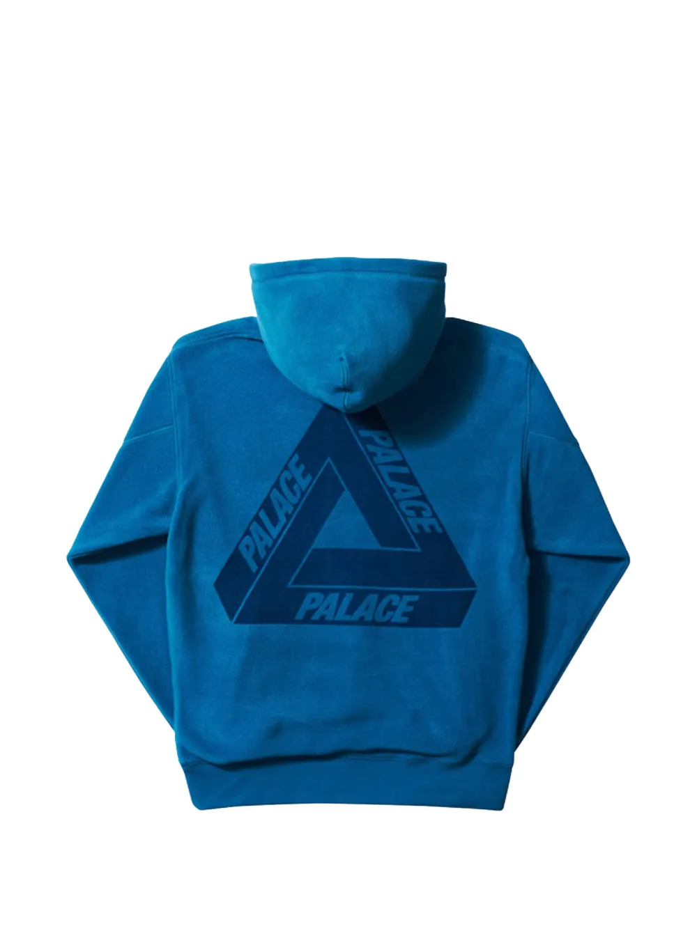 Palace Polartec Logo-print Hoodie In Blue