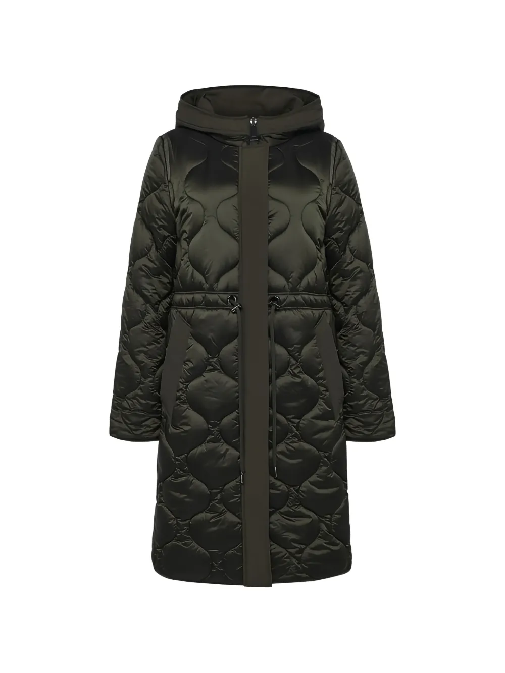 Betty Barclay Quilted Hooded Jacket In Black