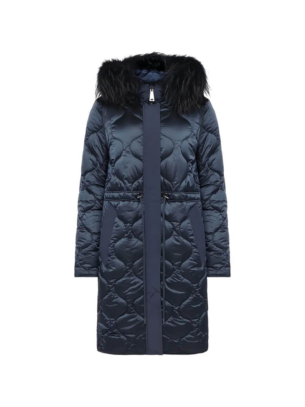 Betty Barclay fur-trim hooded coat