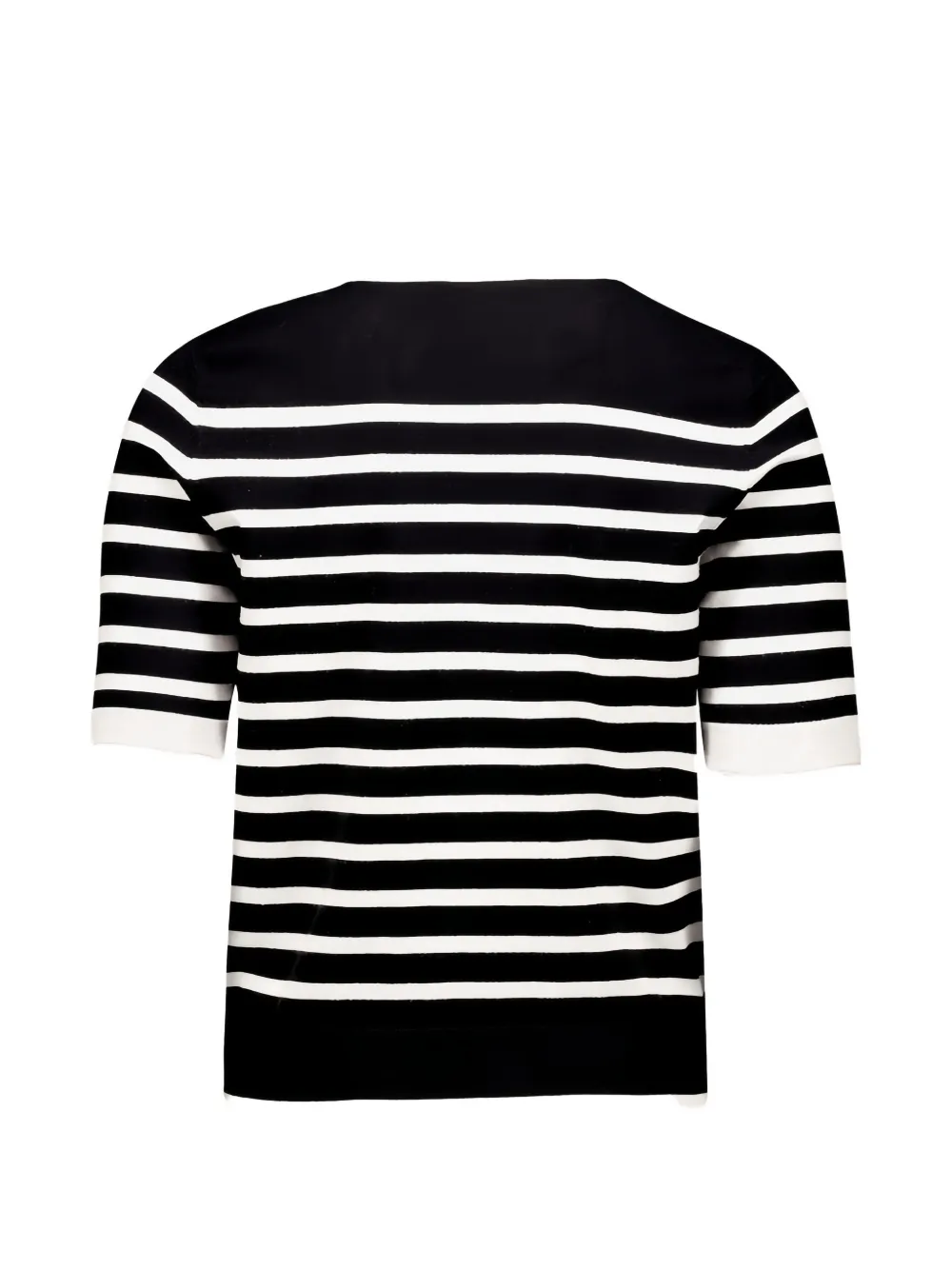 Betty Barclay Gestreept T-shirt Zwart