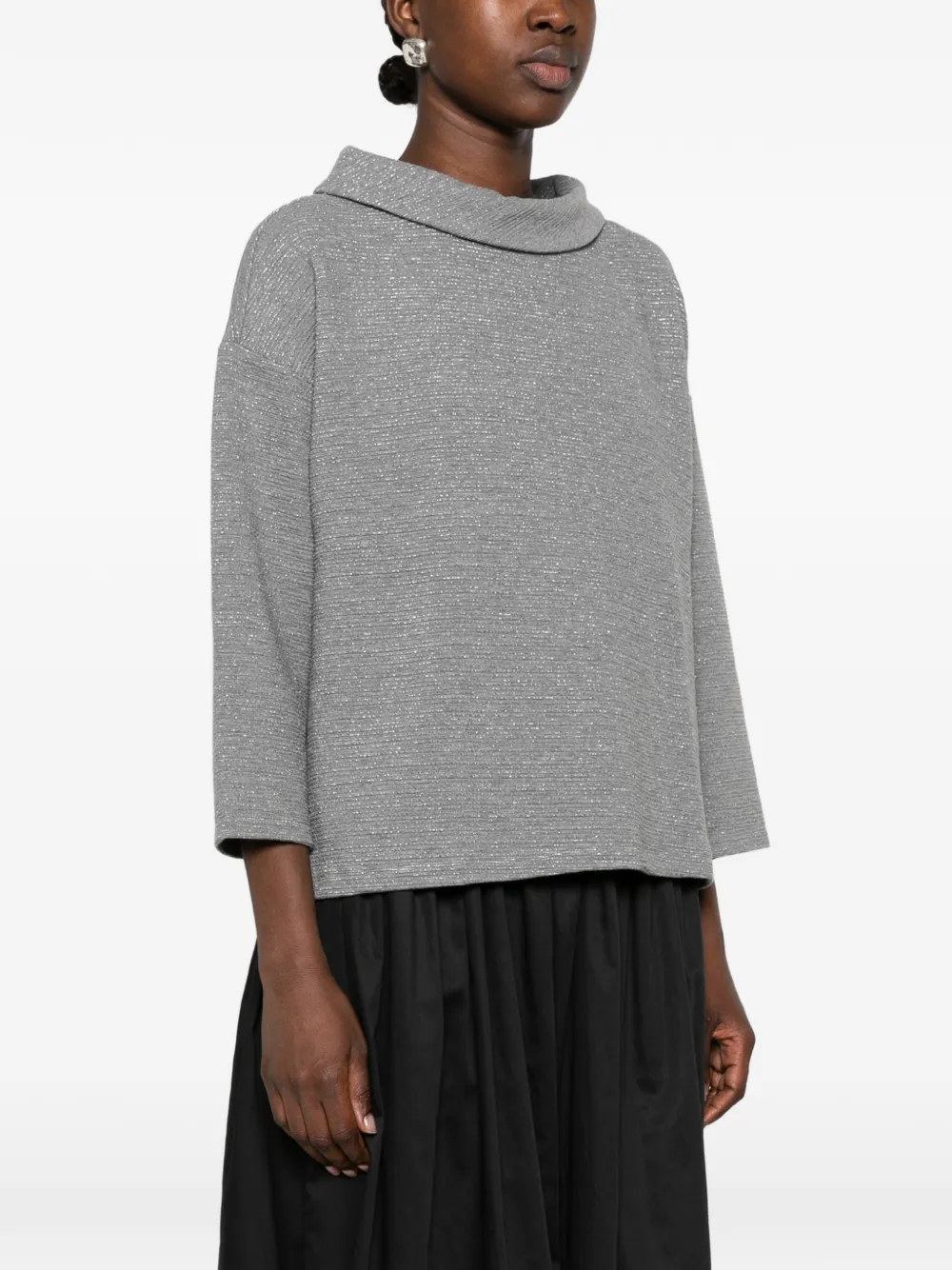 Betty Barclay Sweater met glitters-effect Grijs