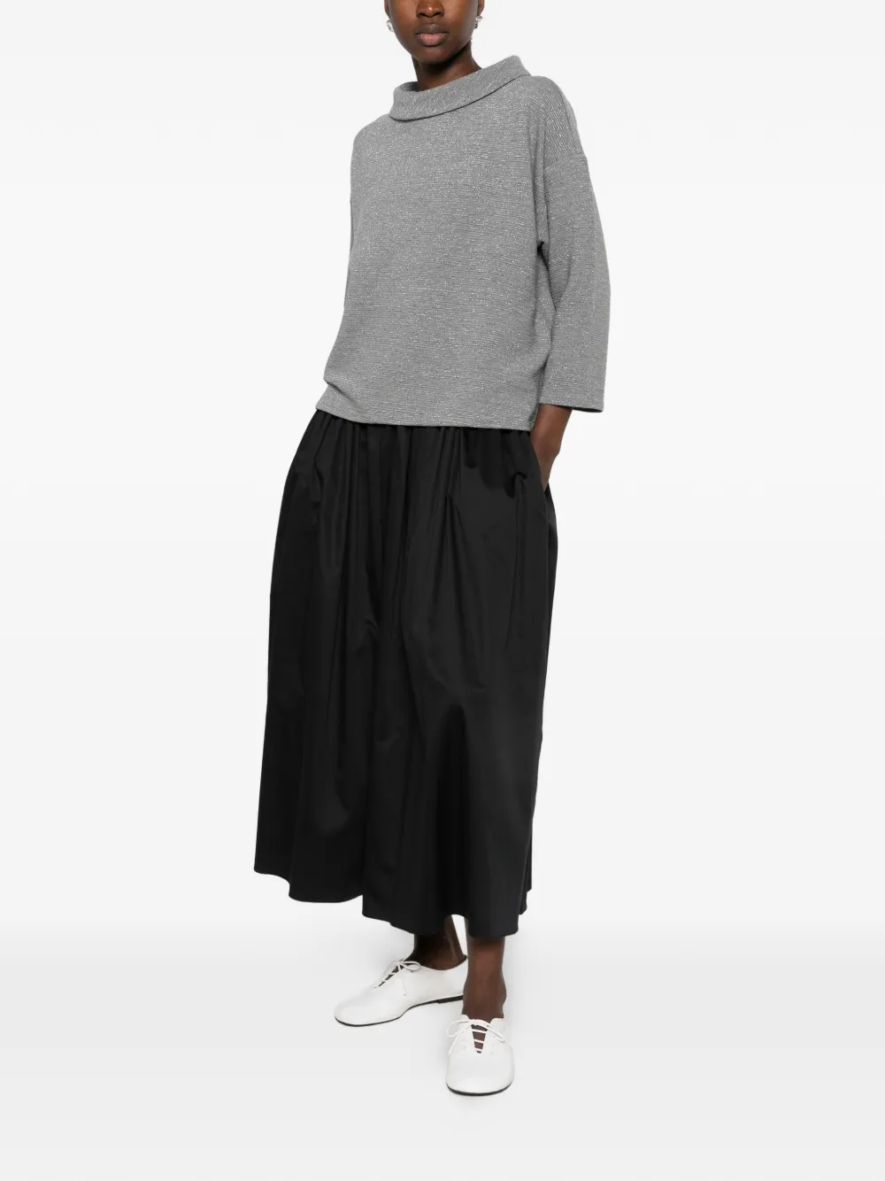 Betty Barclay Sweater met glitters-effect Grijs