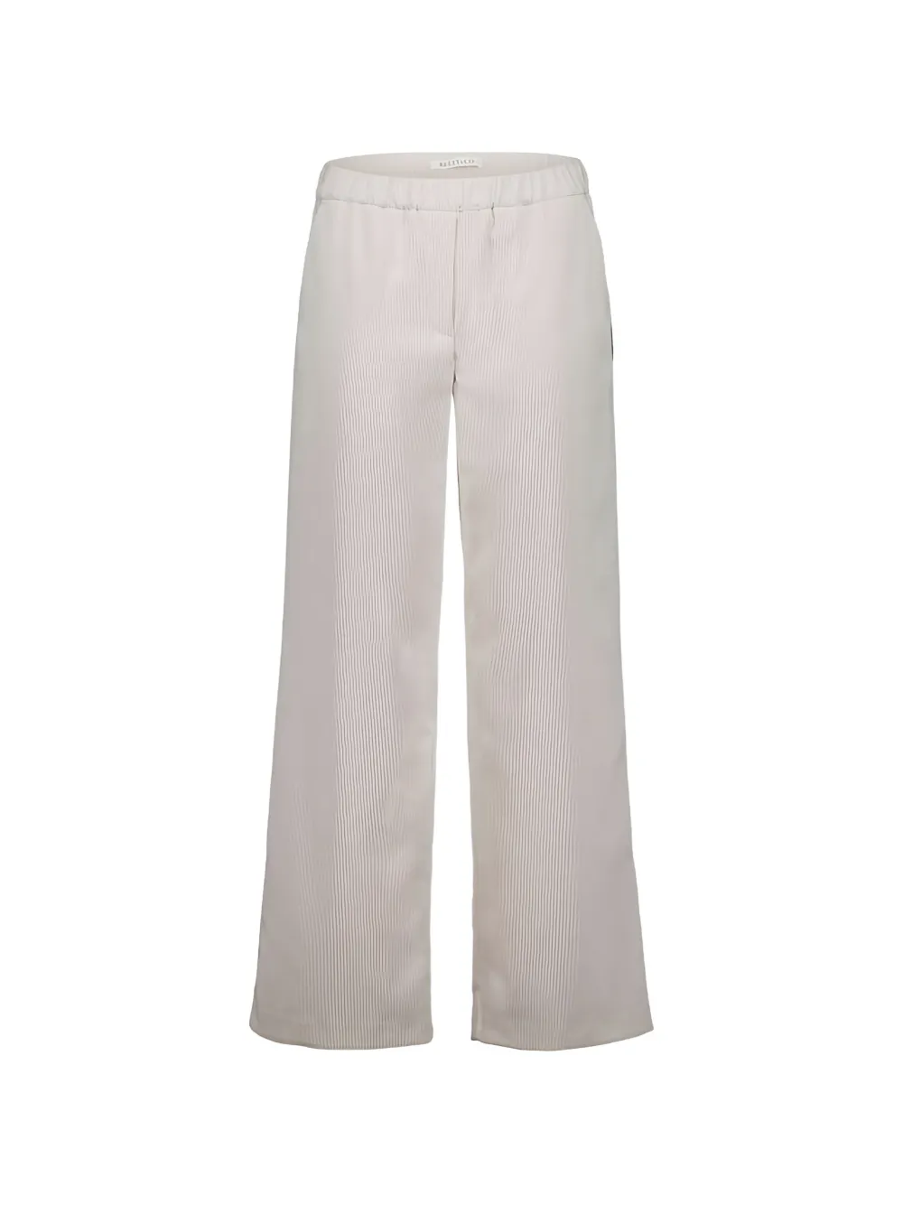BETTY & CO elasticated straight-leg trousers - Bianco