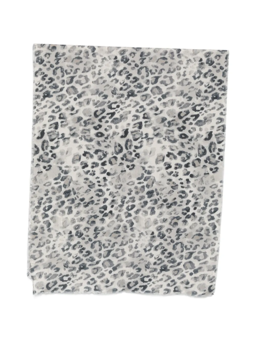 Betty Barclay leopard-print frayed scarf Beige