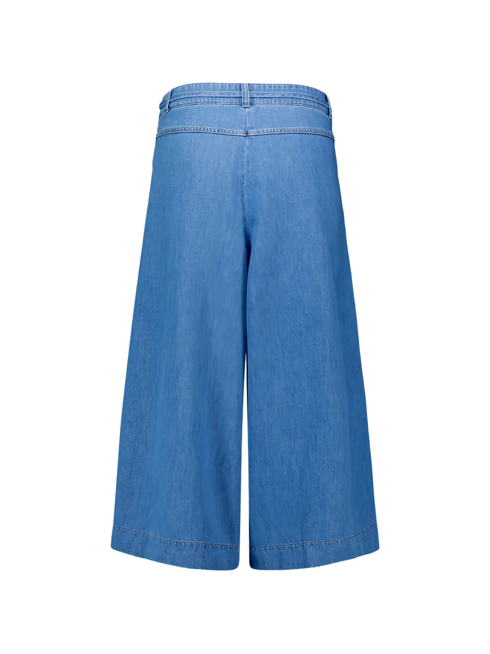 Betty Barclay Cropped jeans met trekkoord en plooien Blauw