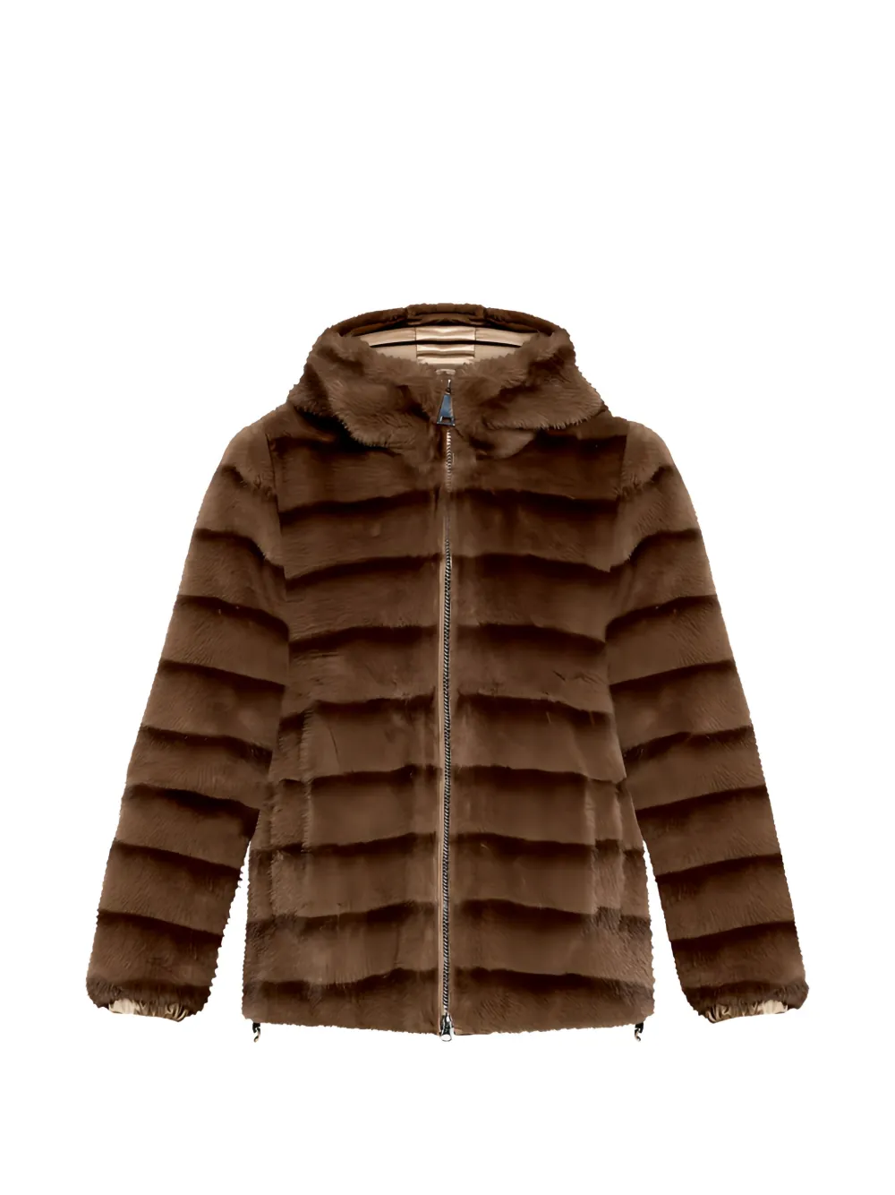 Betty Barclay faux-fur hooded jacket