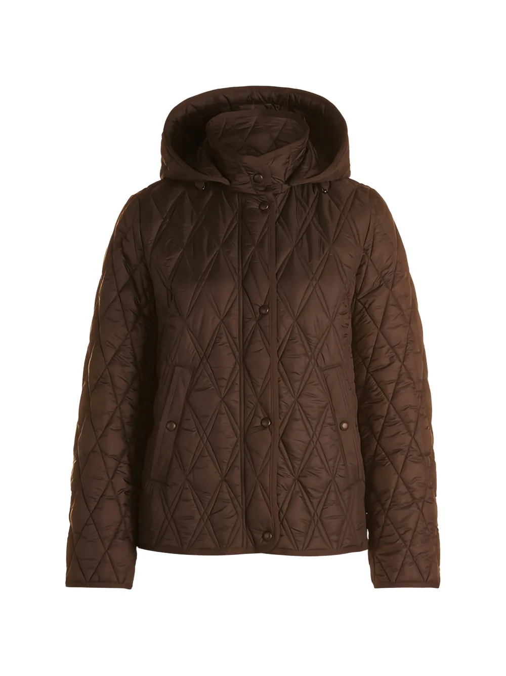 Betty Barclay quilted hooded jacket - Brown