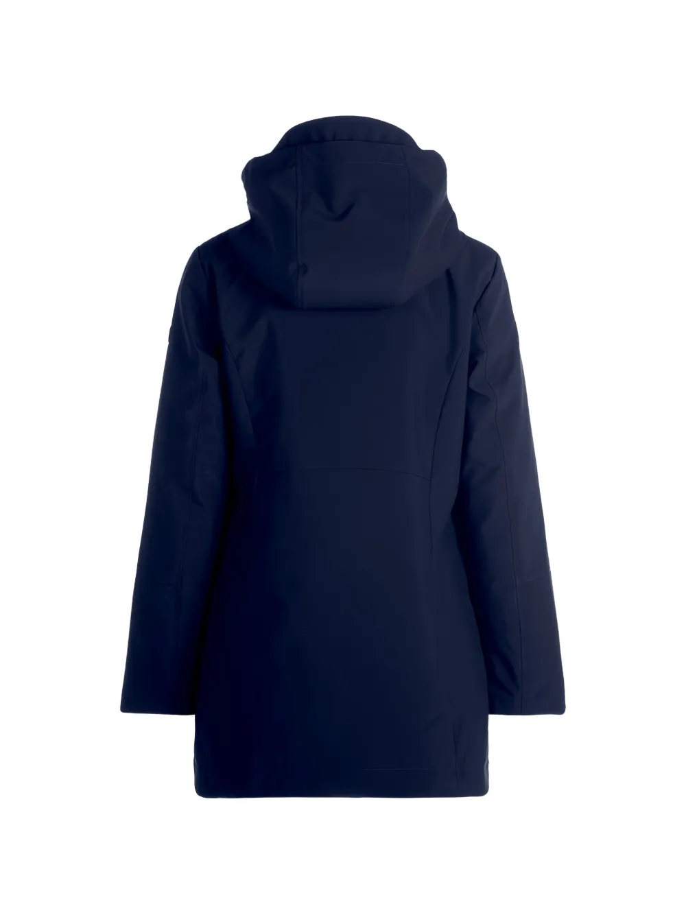 Betty Barclay hooded button-up parka coat Blauw