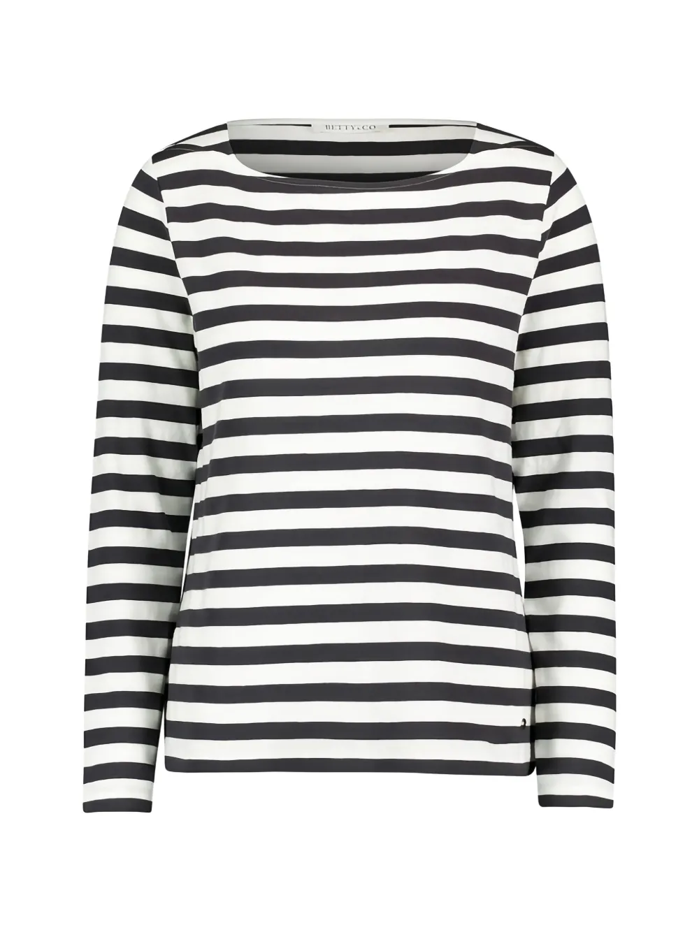 BETTY & CO striped boat-neck T-shirt - Blanc