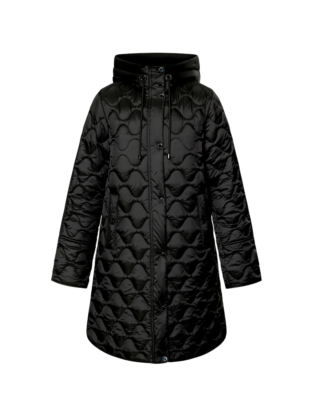 Betty Barclay quilted hooded coat - Schwarz