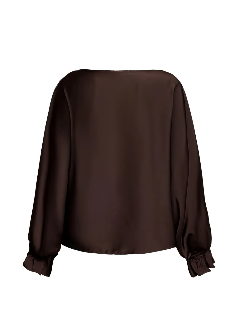 VERA MONT Blouse met ruchesmanchetten en lange mouwen Bruin