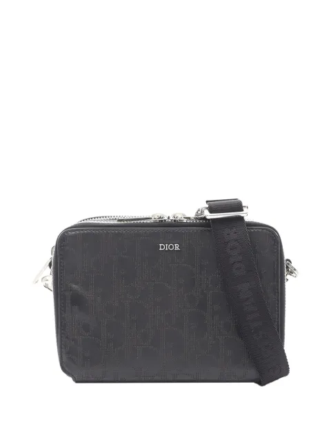 Christian Dior Pre-Owned Oblique Galaxy 镂空小牛皮斜挎袢带小袋(2020-2026年典藏款)