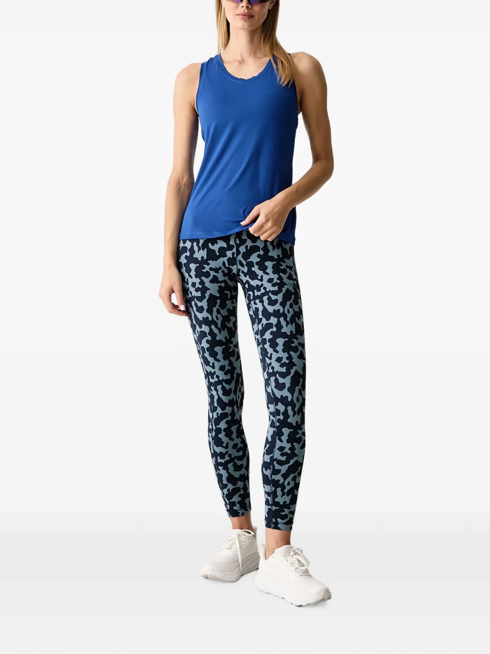 Casall Essential legging met camouflageprint Blauw