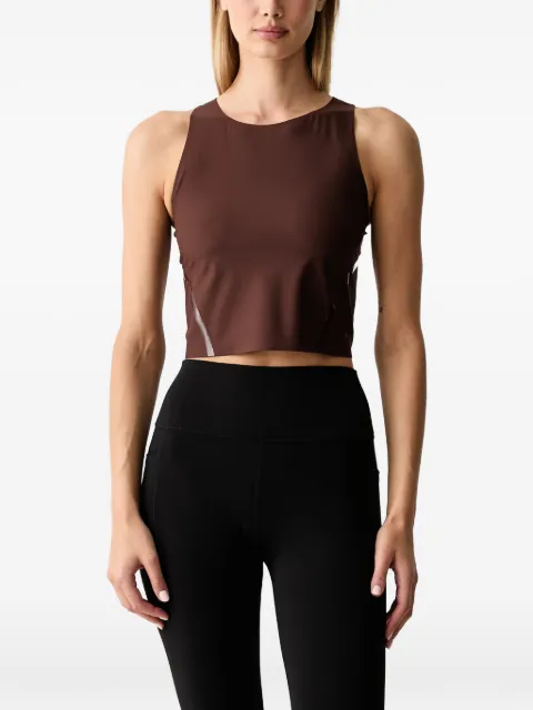 Casall logo-print cropped top