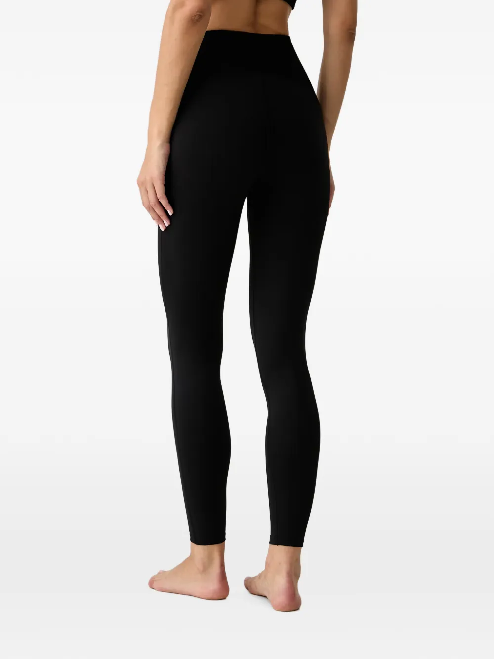 Casall Legging met geribbelde tailleband Zwart
