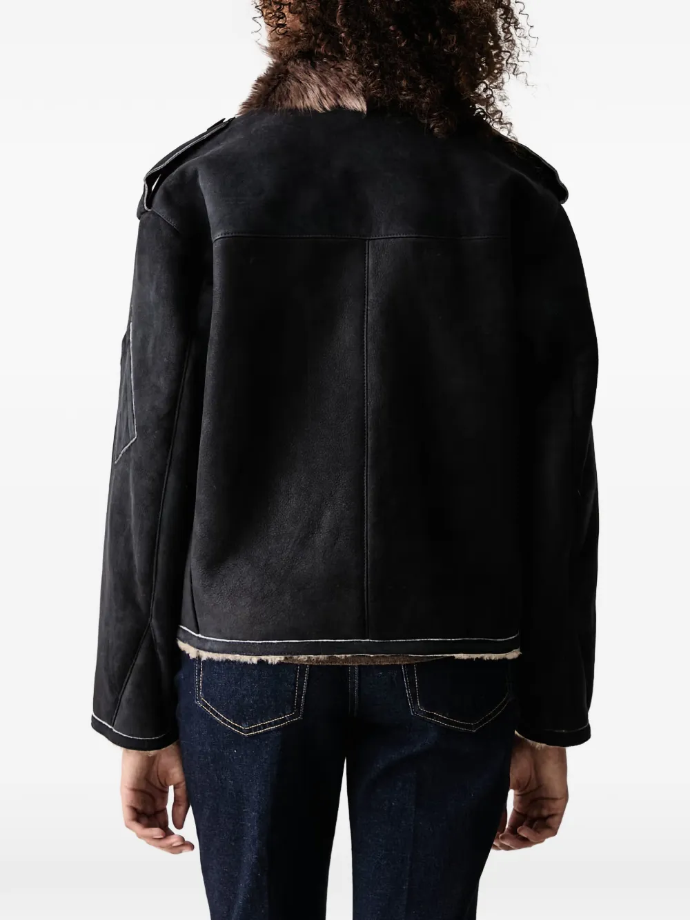 Aeronautica Militare Lammy coat Blauw