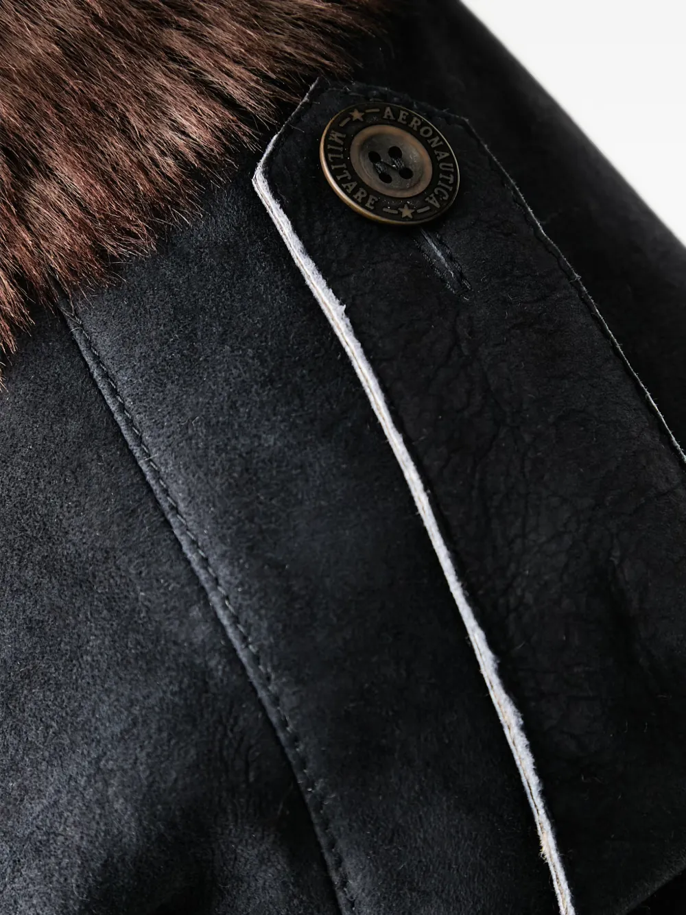Aeronautica Militare Lammy coat Blauw