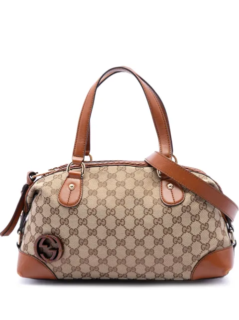 Gucci Pre-Owned 2016-2026 Brick Lane GG Canvas satchel bag