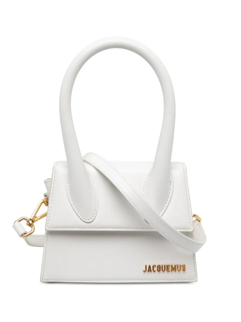 Jacquemus Pre-Owned Borsa a tracolla Le Chiquito Moyen in pelle 2017-2026 - Bianco
