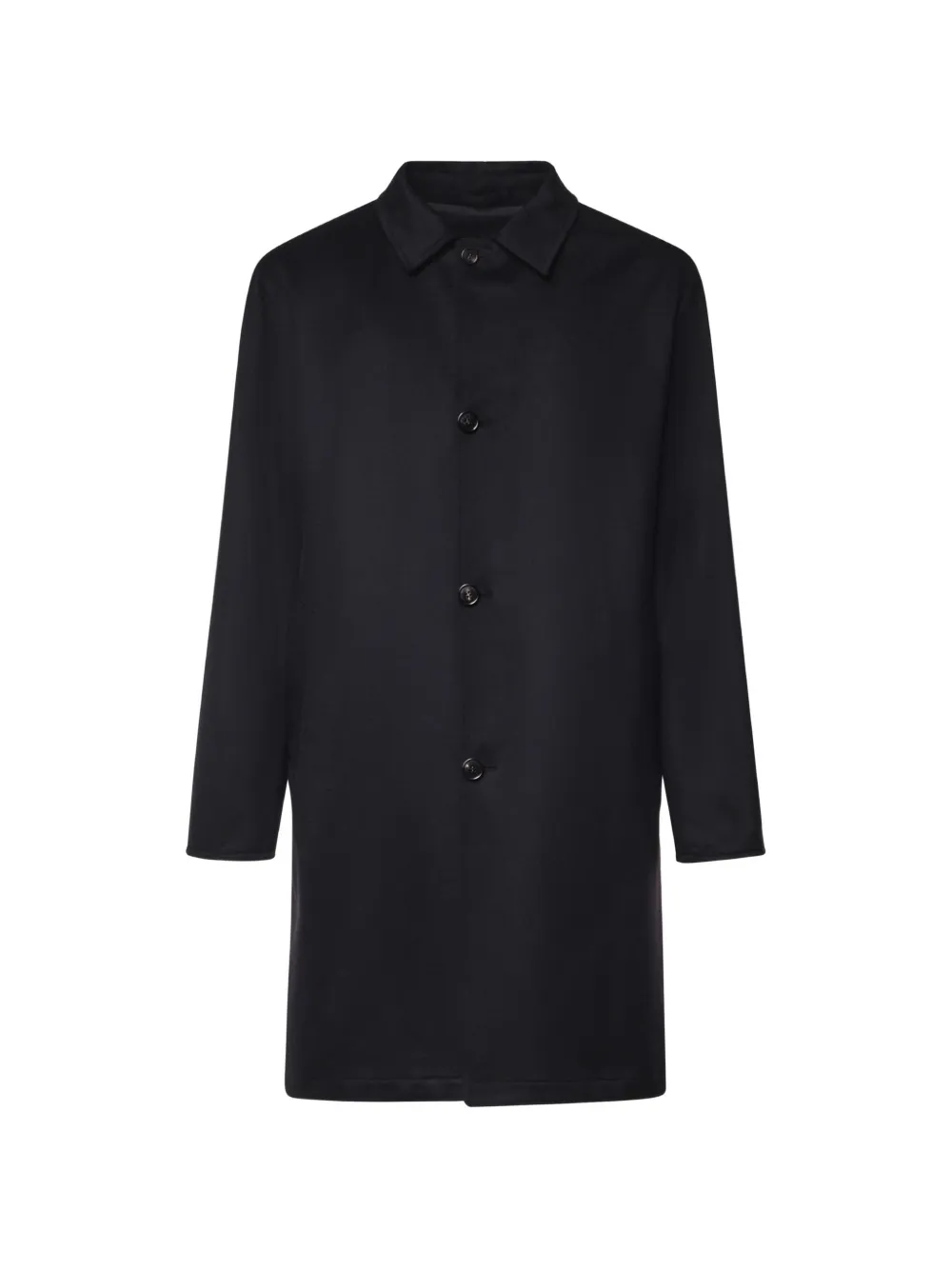 SARTORIO NAPOLI cashmere single-breasted coat - Nero