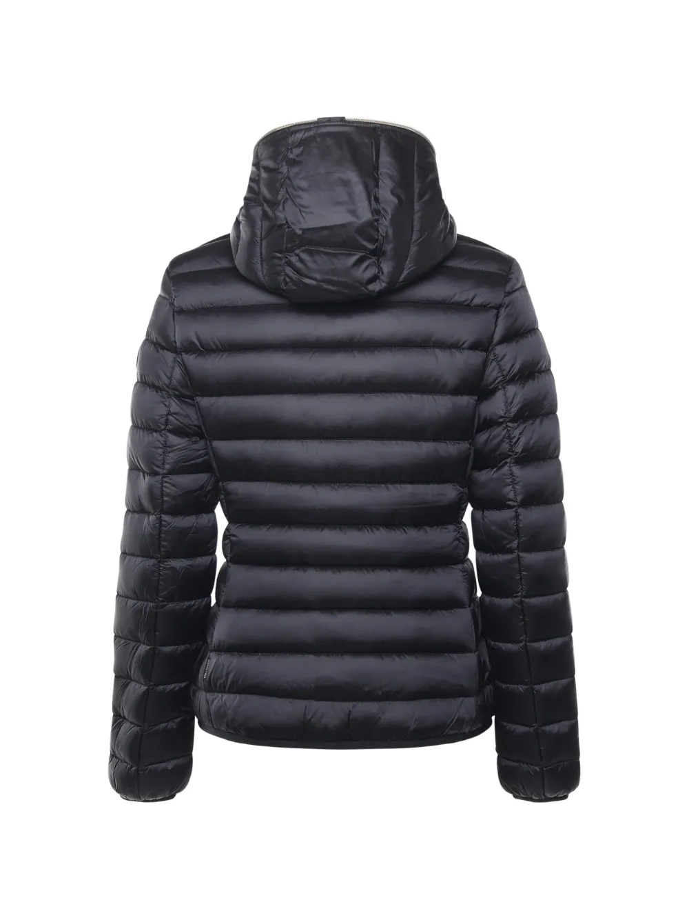 Save The Duck quilted hooded coat Zwart