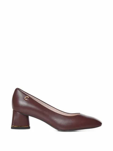 Coccinelle C-Everyday logo-plaque block-heel pumps