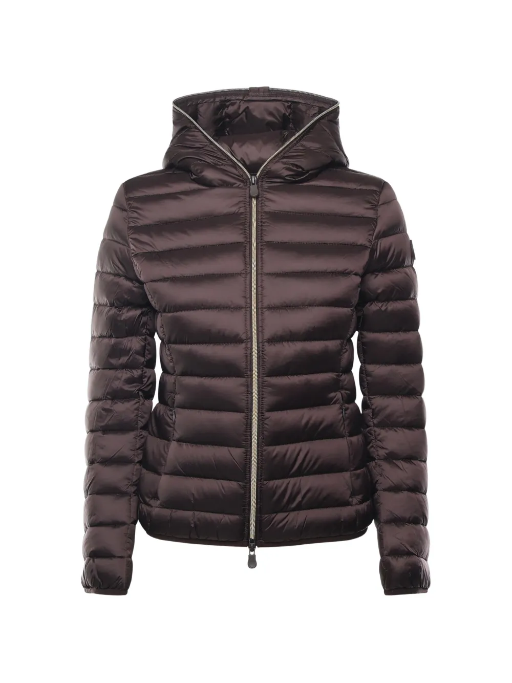 Save The Duck Alexis quilted hooded jacket - Marrone