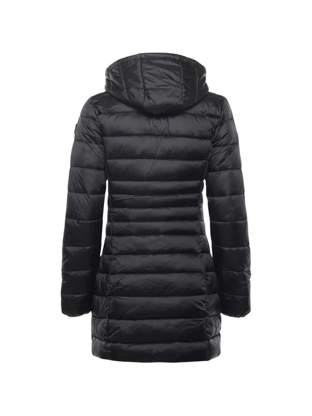 Save The Duck Reese quilted hooded padded coat Zwart