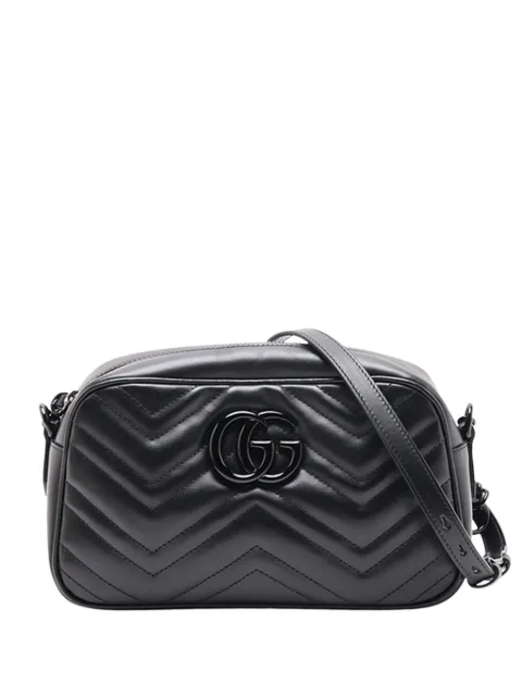 Gucci Pre-Owned 2016-2026 Small GG Marmont Matelasse Calfskin Camera Bag crossbody bag